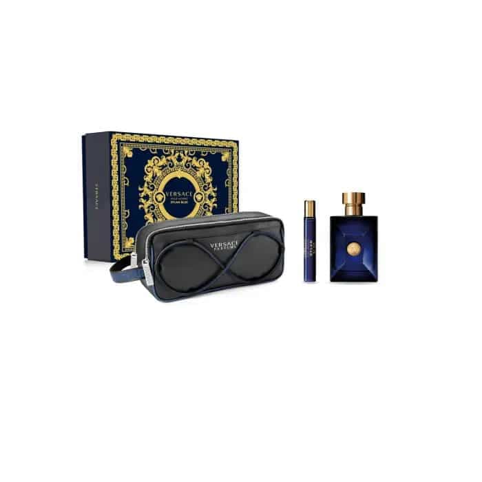 Versace Dylan Blue Eau De Toilette Spray 100ml Set 3 Produtos