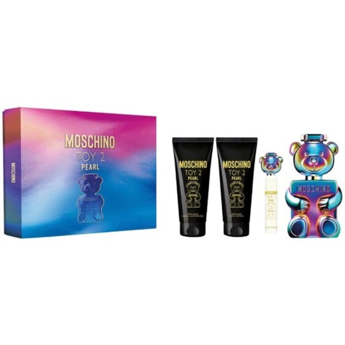 Moschino Toy 2 Pearl Eau de Parfum 100ml + Gel de Banho 100ml + Loção Corporal 100ml + Mini Eau de Parfum 10ml Coffret