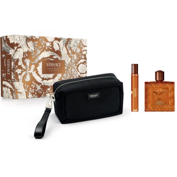 Versace Eros Najim Man Eau de Parfum 100ml + Mini Eau de Parfum 10ml + Bolsa Coffret