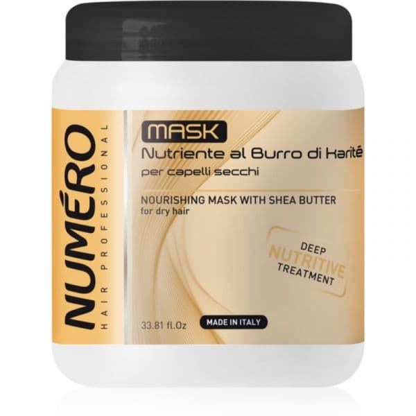 Brelil Professional Nourishing Mask Máscara Nutritiva com Manteiga de Karité para Cabelo Seco 1000ml