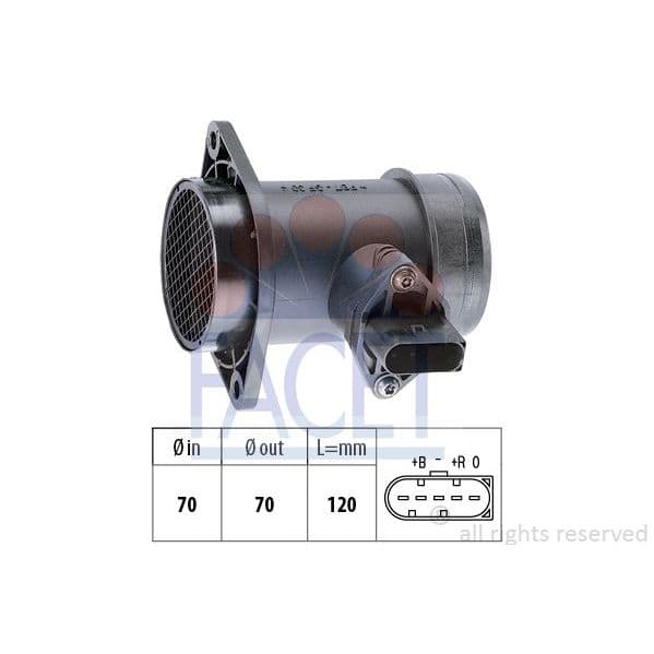 Facet Medidor de Massa de Ar - 10.1192