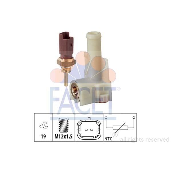 Facet Sensor, Temperatura do Líquido de Refrig - 7.3326K