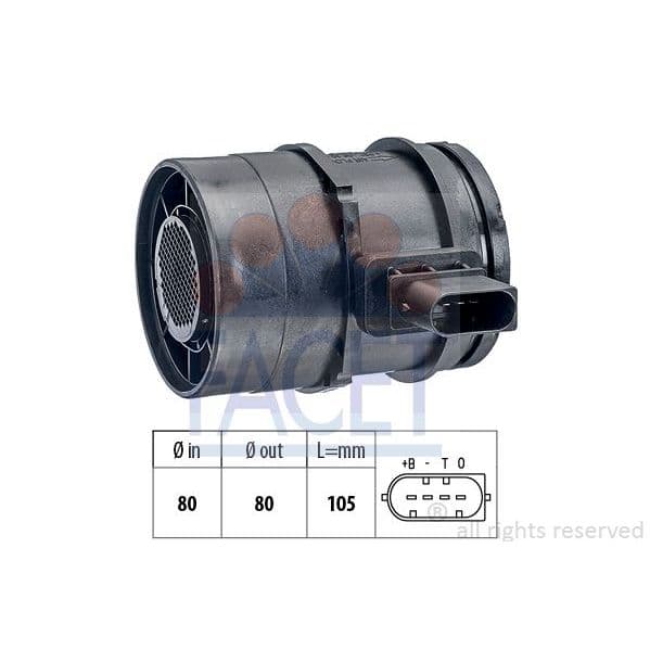 Facet Medidor de Massa de Ar - 10.1126