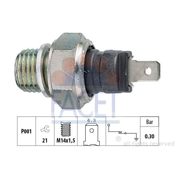 Facet Interruptor de Pressão do Óleo - 7.0005