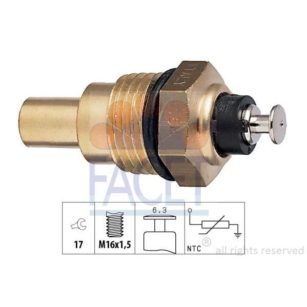 Facet Sensor, Temperatura do Líquido de Refrig - 7.3067