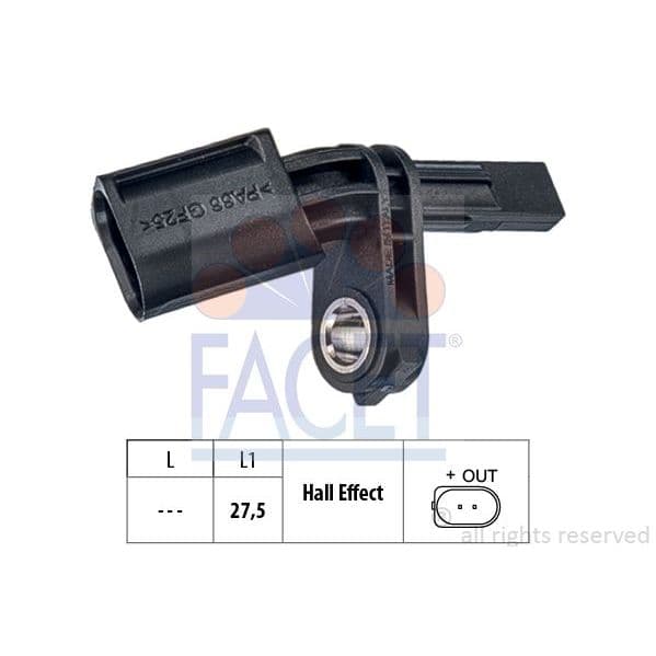 Facet Sensor, Rotações da Roda - 21.0006