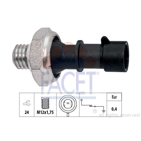Facet Interruptor de Pressão do Óleo - 7.0222