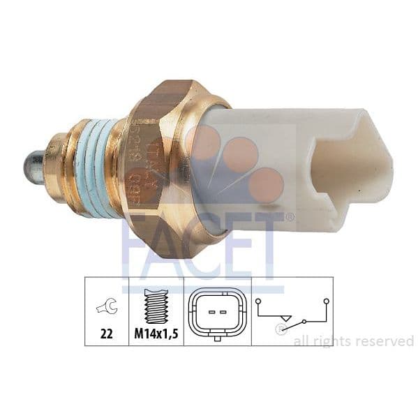 Facet Interruptor, Luz de Marcha-atrás - 7.6218