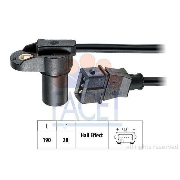 Facet Sensor, Posição da Árvore de Cames - 9.0278