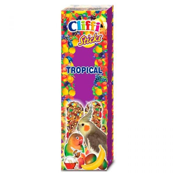 Cliffi Sticks para Grandes Periquitos com Frutos e Mel 150g