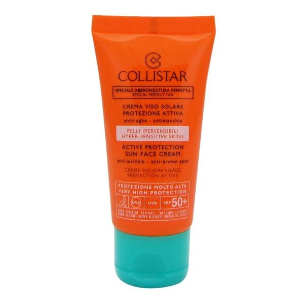 Protetor Solar Collistar Special Perfect Tan Creme Facial SPF50+ 50ml