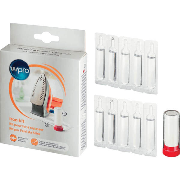 Kit de Limpeza WPRO IRO011 | Descalcificador, Ferros de Engomar
