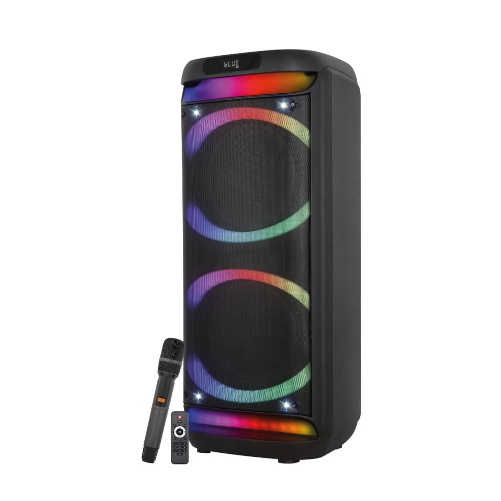 Coluna Portátil 10´´ 170W + 1 Micro + Comando