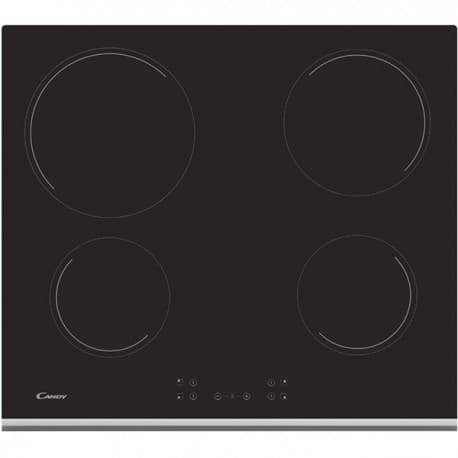 Placa Vitrocerâmica Candy CH64XB | 4 Zonas, Preto