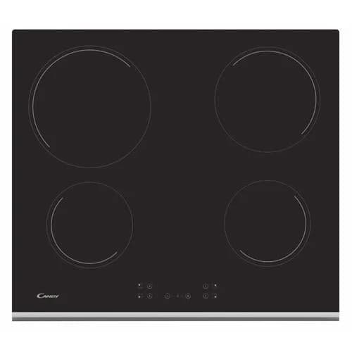 Placa Vitrocerâmica Candy CH64XB | 4 Zonas, Preto