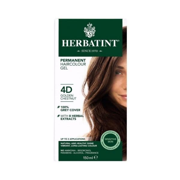 Herbatint Coloração Tom 4D Castanho Dourado 150ml