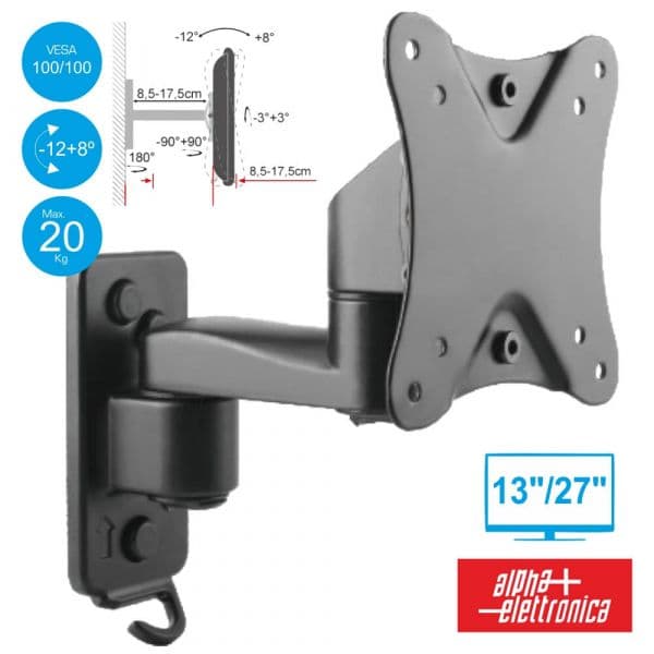 Alpha Elettronica Suporte para Lcd/led Até 13/27" 20KG Alpha Eletronica