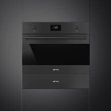 Microondas Smeg SO4301M0N Galileo Micro & Grill 40L Preto