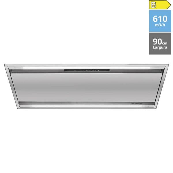 Exaustor Smeg KLT9L4X 90cm Classe B
