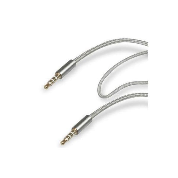 SBS Audio Stereo Cable 3,5mm Jack Silver