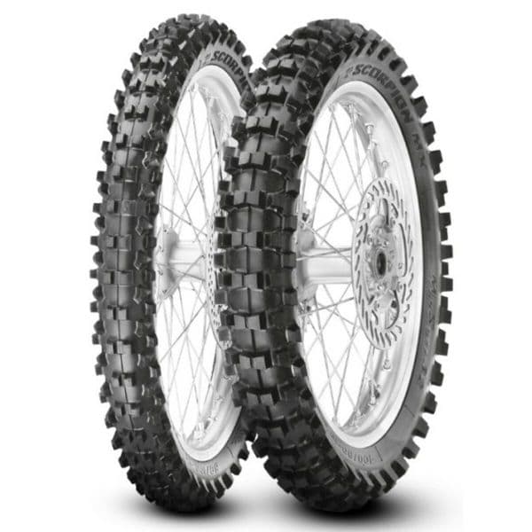 Pneu Moto Pirelli Scorpion MX 32 ( 2.50-10 TT 33J Composto de borracha Médio SOFT, NHS, Rodas dianteiras ) - 8019227384185