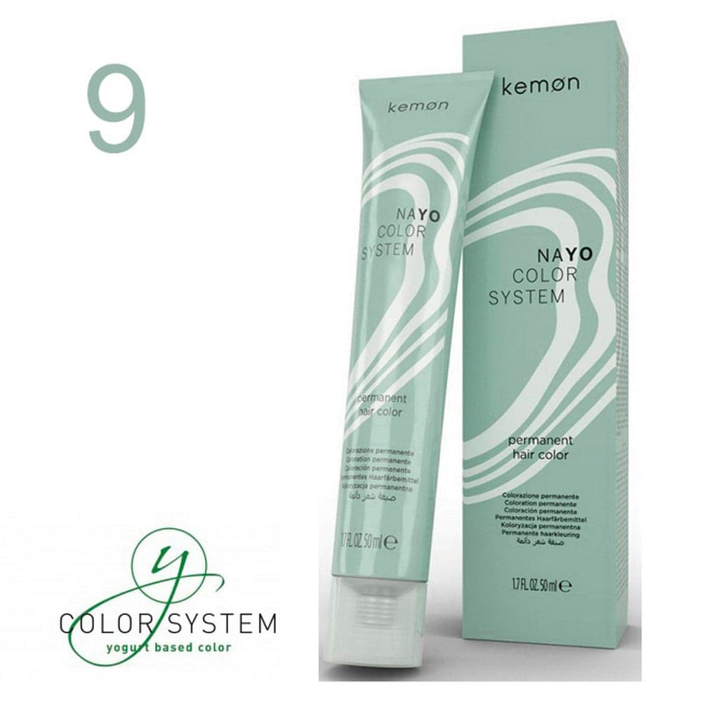 Kemon - Tinte Nayo Color Natural 9 Rubio Muy Claro 50 ml