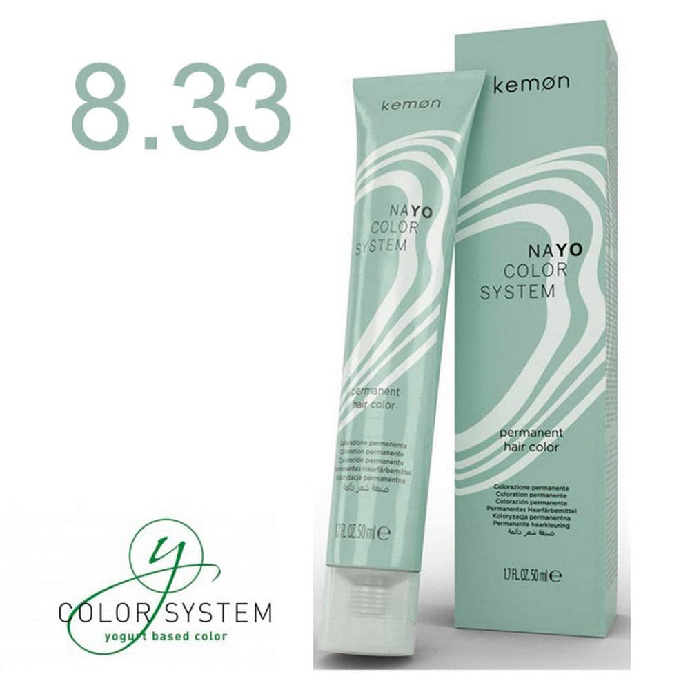 Kemon - Tinte Nayo Dorado Intenso 8.33 Rubio Claro 50 ml