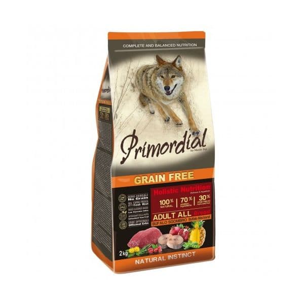 Primordial Grain Free Adult Buffalo & Mackerel 12Kg