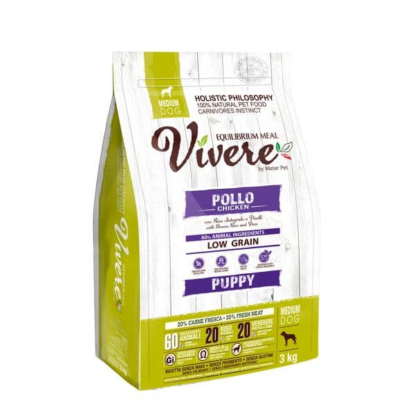 Mister Pet Vivere Medium Puppy Chicken 3kg