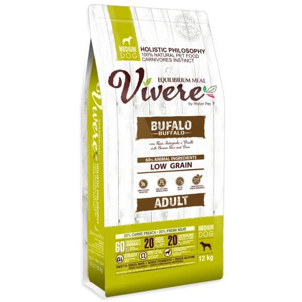 Mister Pet Vivere Medium Adult Buffalo 12Kg