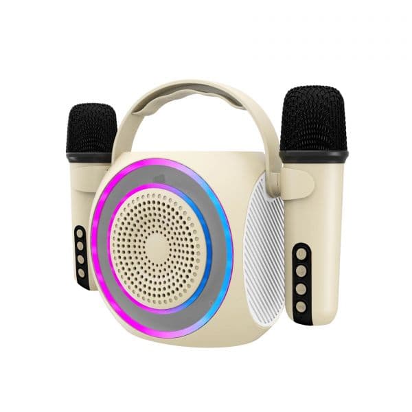 Celly PARTYMIC2WH Altifalante Bluetooth RGB Branco