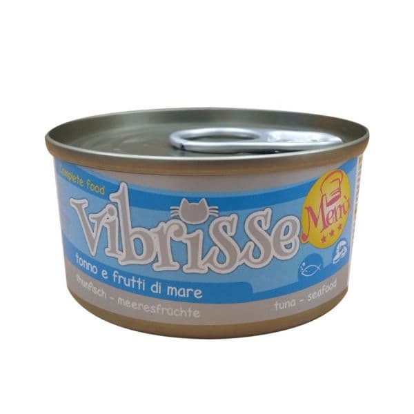 Ração Húmida Vibrisse Natural Tuna & Crab Cat 70g