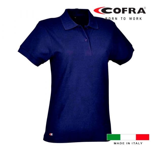 Cofra Camisa Polo Mulher Giza Marinha Azul L