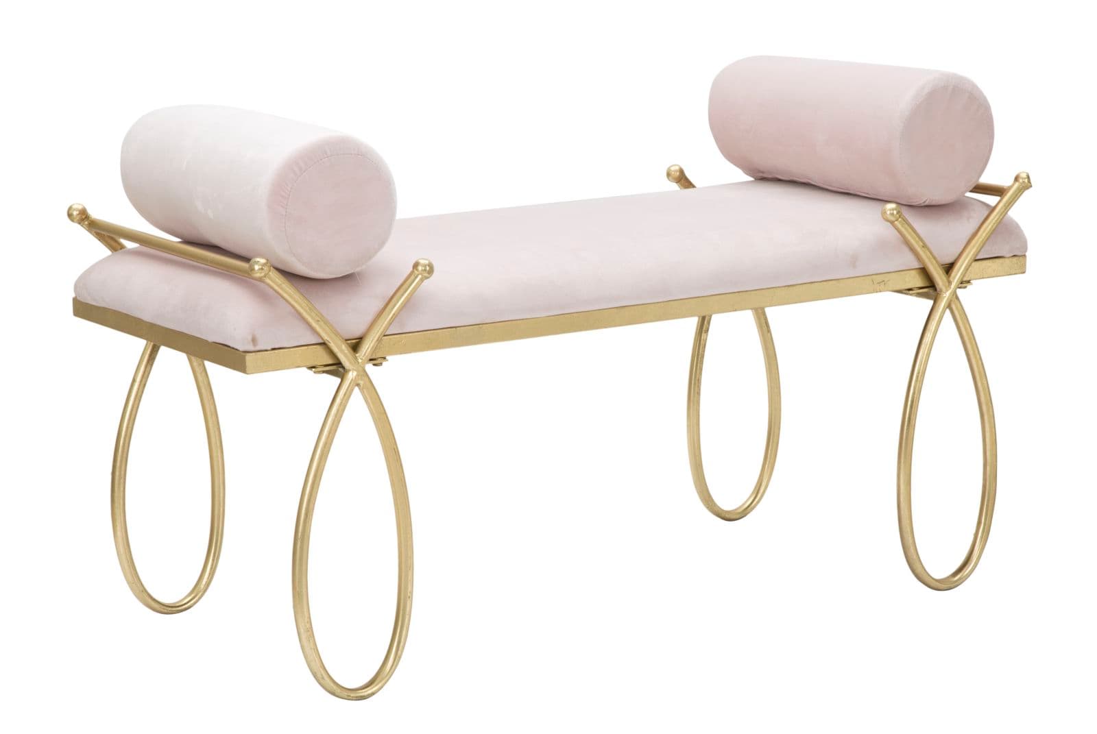 Banco Ribbon Rosa Cm 112,5x49x53