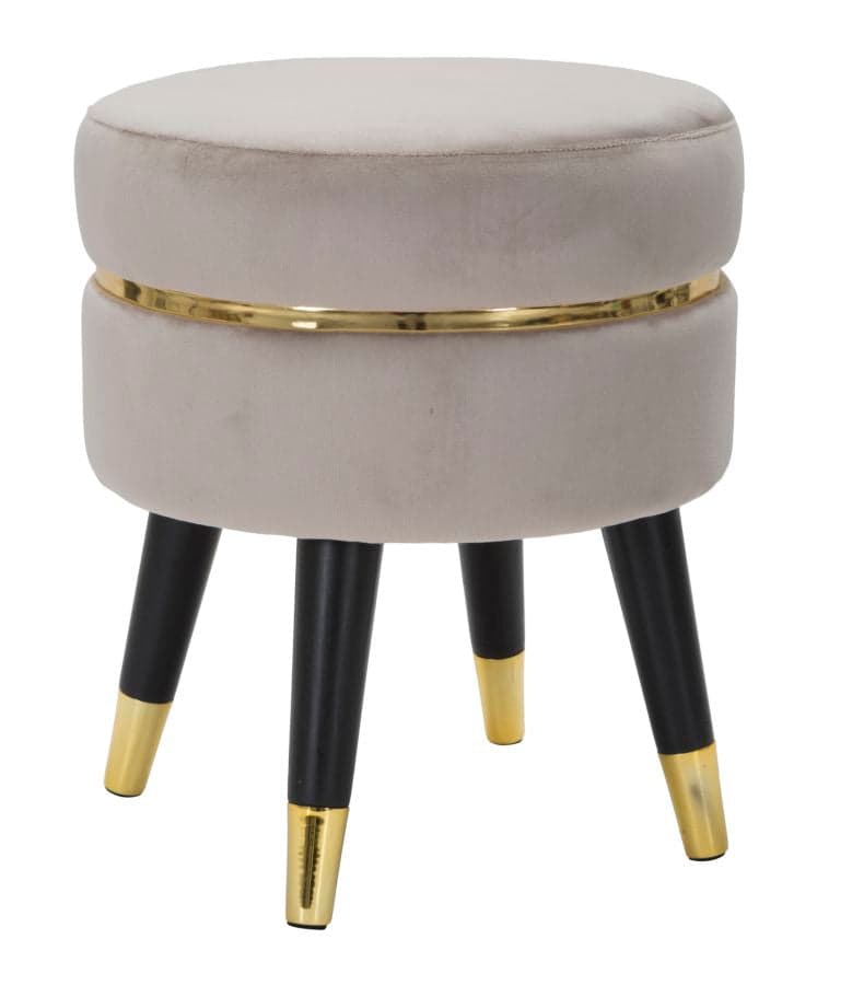 Banco Paris Grigio Dourado Cm ø 35x40,5