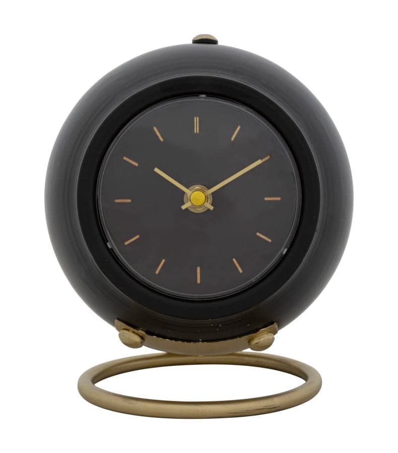 Relógio de Mesa Ball Preto Cm 16x13x19