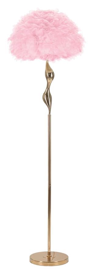Candeeiro de Pé Slim Rosa Cm ø 50x165
