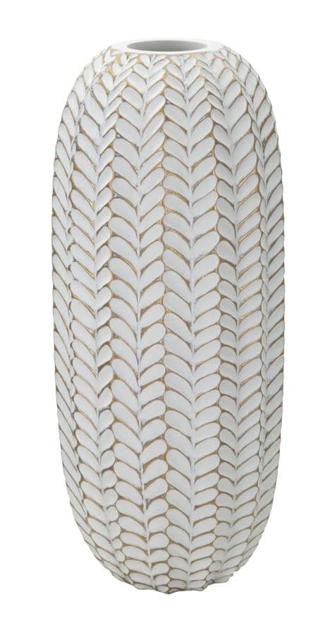 Jarra Resina Folha Cm ø 18,5x46