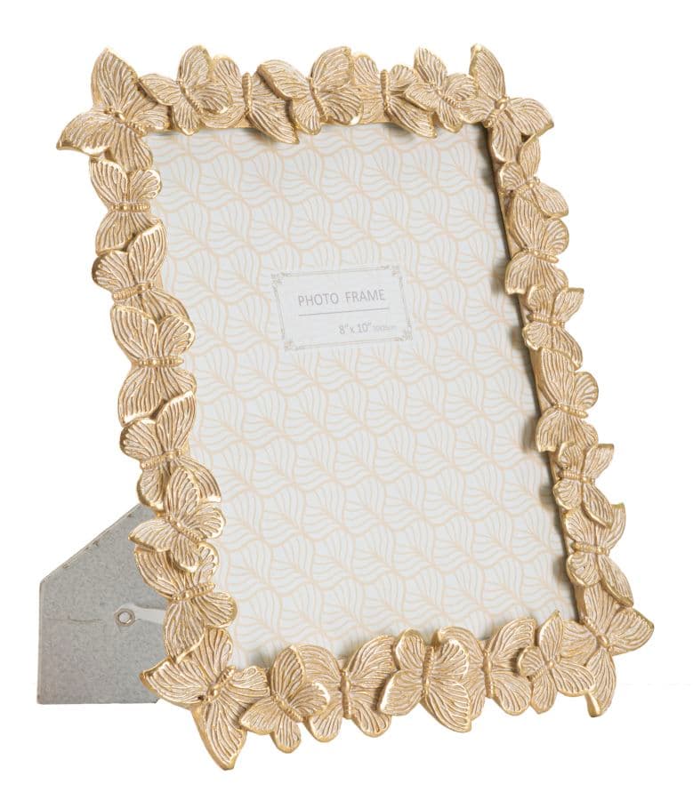 Moldura Borboletas Glod Cm 27,5x2,6x32,5 (medida Interna Cm 20x25)