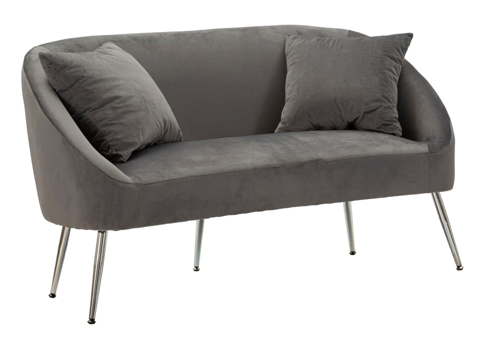 Sofá Pequeno Silvery com Cuscini Cm 137x69x79