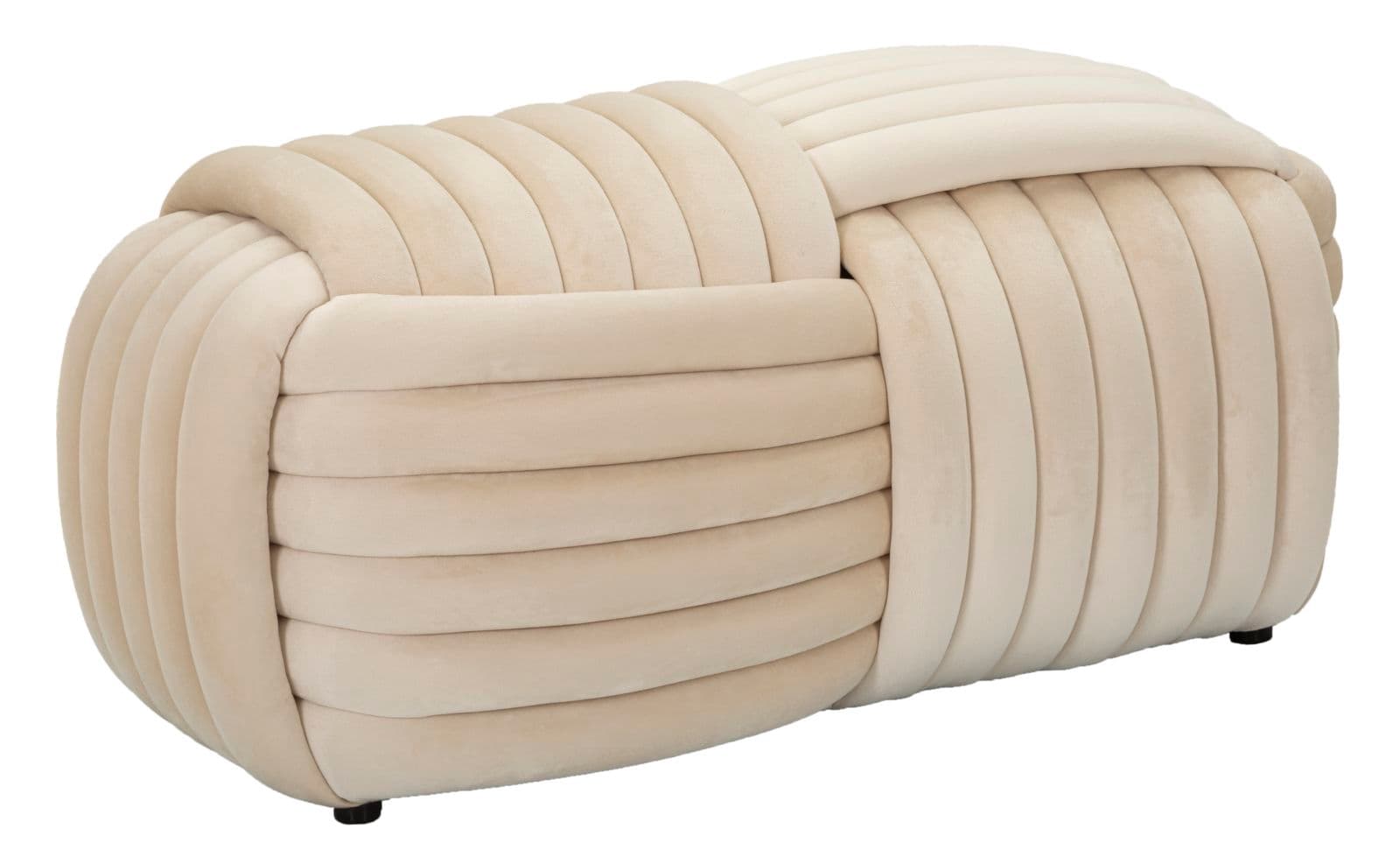 Banco Softy Creme Cm 90x45x45