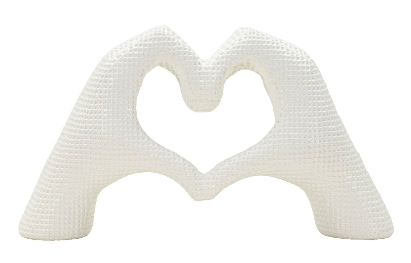Escultura Lover Branco Cm 25x7,5x13,5