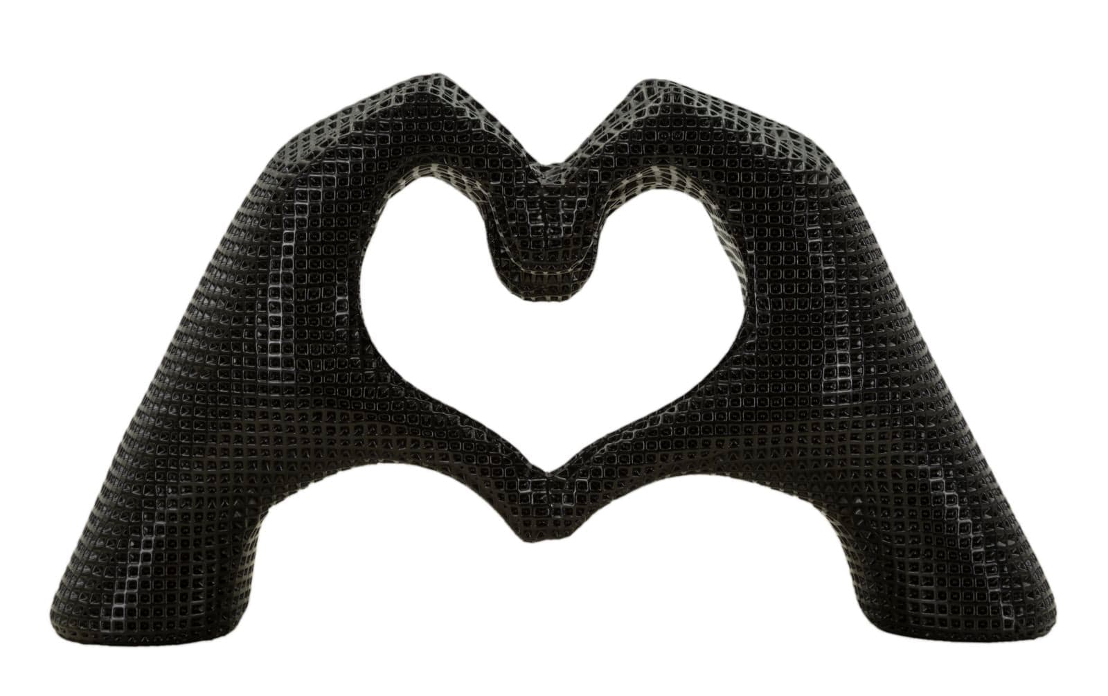 Escultura Lover Preto Cm 25x7,5x13,5