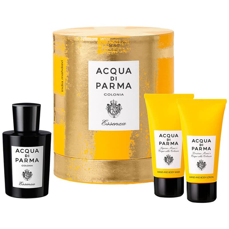 Conjunto Colonia Essenza EDC 100 ml, sprchový gel 75 ml a Loção Corporal 75 ml