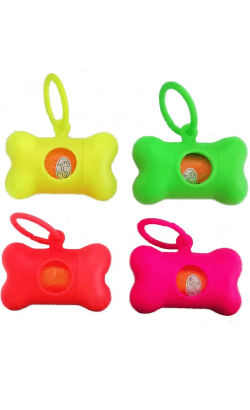 United Dispensador de Sacos Neon Cor de Rosa