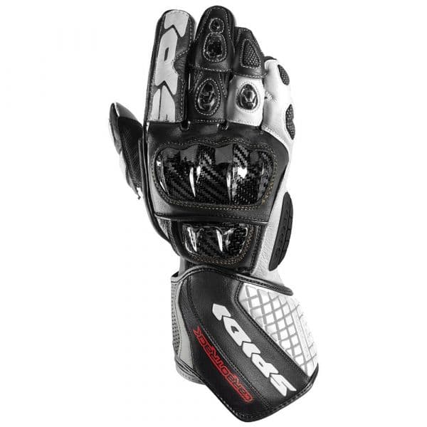 Spidi Luvas Carbo Track Evo Black / White - A203-011-L