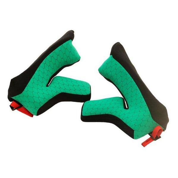 X-lite X-502/ultra Steadyfit Cheek Pads Green Xxs 45 mm
