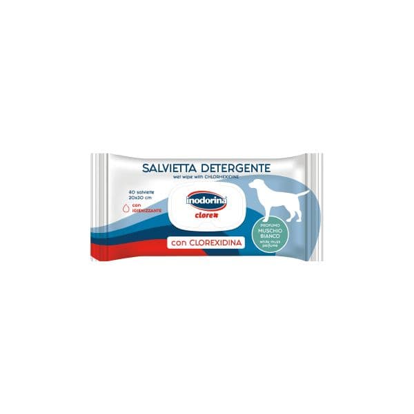 Inodorina Toalhitas Clorex Muschio Bianco 40 Toalhitas