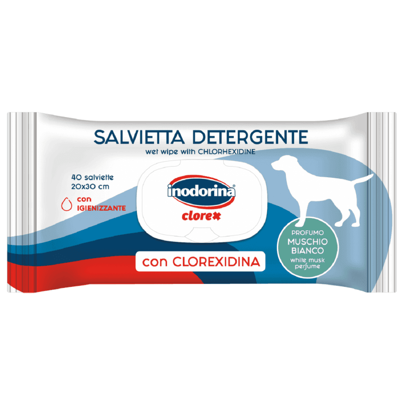 Inodorina Toalhitas Clorex Muschio Bianco 40 Toalhitas
