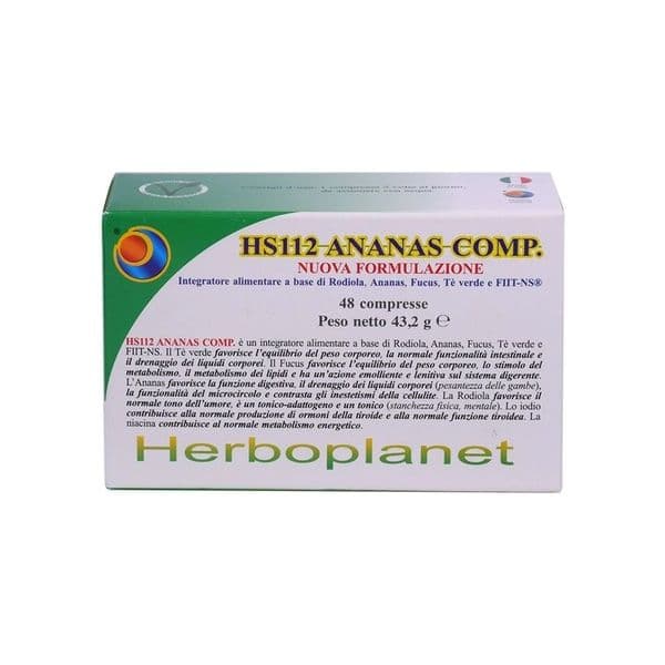 Herboplanet Comprimidos de Abacaxi HS112 48 Comprimidos